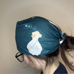 Duck Print Scrub Cap